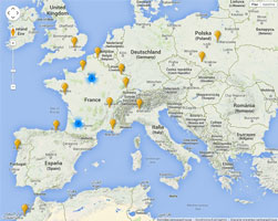 Implantations monde